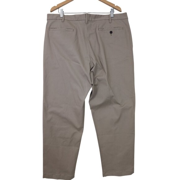 Lands End Chino Pant Mens 38 Khaki Traditional Fit Preppy‎ Business Casual - Picture 2 of 11